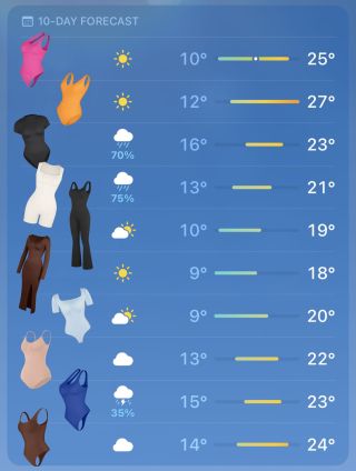 Nevíš, co na sebe? Mrkni na naši SkinMe předpověď- máme look na každou teplotu 🌦️☀️ #skinme #skinmewear #shapewear...